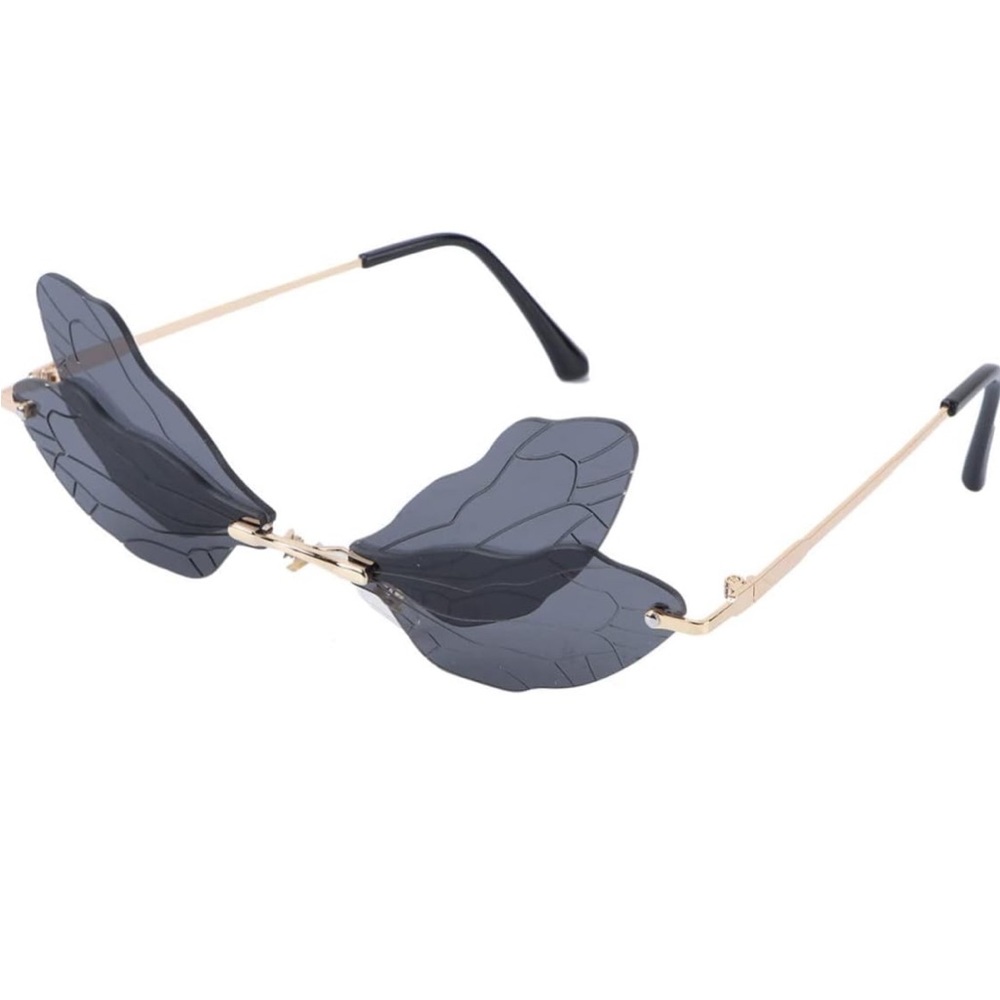 New Rimless Dragonfly Wing Sunglasses - Picture 8 of 8